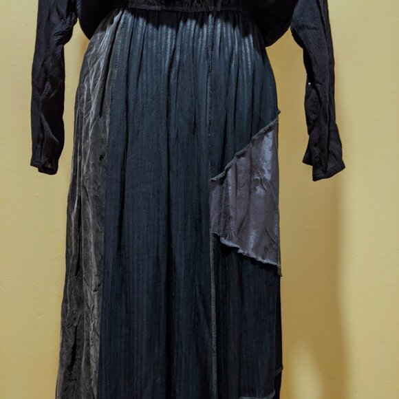 Vintage Spencer Alexis Patchwork Maxi Dress – Sapphire Blue Women's Size L (16) - Picture 7 of 16